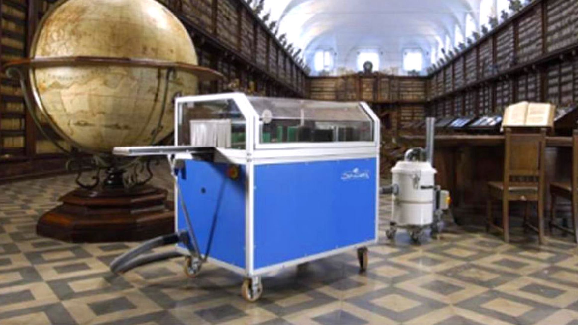 漢龍自動(dòng)圖書檔案除塵機(jī)